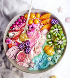 smoothie bowl by @delighted aesthetic foodie