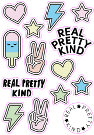 ICONIC STICKERS - REAL PRETTY KIND